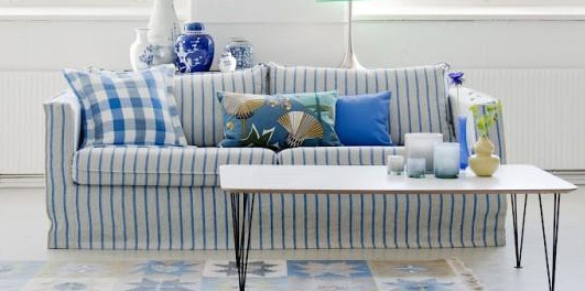 imprimé rayures lin lavable brera fino designers guild vendu par la rime des matieres