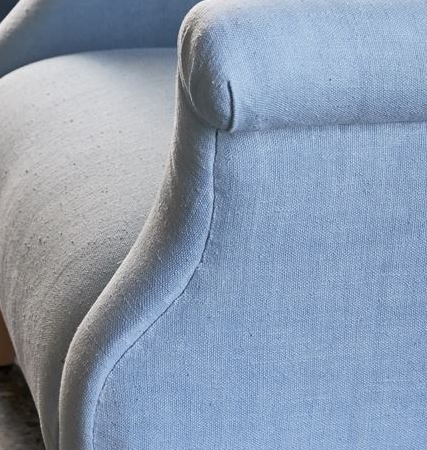 Brera Moda tissu lin naturel lavable pour fauteuil, canapé et et rideaux Designers Guild vendu par la rime des matieres offre bon plan