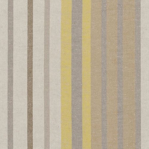 Brera Corso tissu ameublement lin naturel rustique doux et lavable imprimé rayures, de Designers Guild, pour chaise, fauteuil, canapé, rideau et coussin, vendu par la rime des matieres, bon plan tissu et frais de port offerts