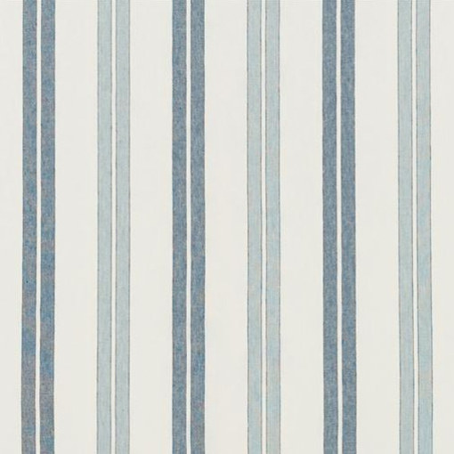 Brera Strada tissu ameublement lin naturel doux et lavable imprimé rayures, de Designers Guild, pour chaise, fauteuil, canapé, rideau et coussin, vendu par la rime des matieres, bon plan tissu et frais de port offerts
