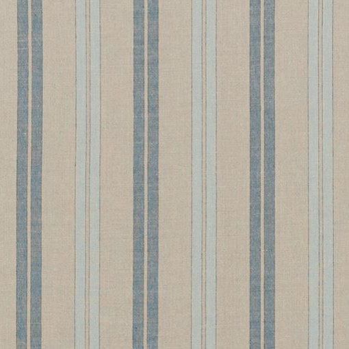 Brera Strada tissu ameublement lin naturel doux et lavable imprimé rayures, de Designers Guild, pour chaise, fauteuil, canapé, rideau et coussin, vendu par la rime des matieres, bon plan tissu et frais de port offerts