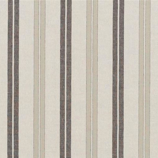 Brera Strada tissu ameublement lin naturel doux et lavable imprimé rayures, de Designers Guild, pour chaise, fauteuil, canapé, rideau et coussin, vendu par la rime des matieres, bon plan tissu et frais de port offerts