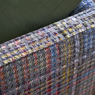 Makrana tissu ameublement fauteuil velours de Designers Guild, vendu par la rime des matieres bon plan tissu