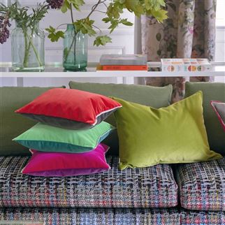 makrana tissu ameublement imprimé velours designers guild vendu par la rime des matieres