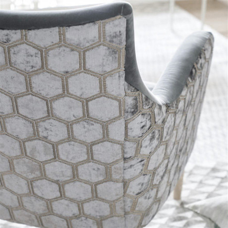 Manipur tissu ameublement velours  pour canapé de Designers Guild, vendu par la rime des matieres, bon plan tissu