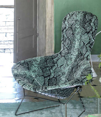 oriago tissu ameublement velours peau de serpent pour fauteuil et rideaux designers guild vendu par la rime des matieres offre bon plan tissu