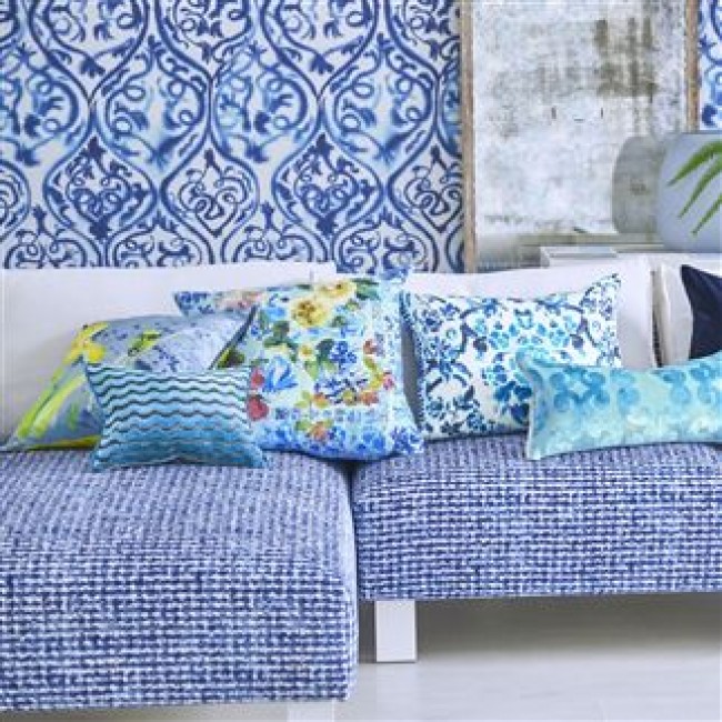 reticello tissu ameublement velours designers guild vendu par la rime des matieres