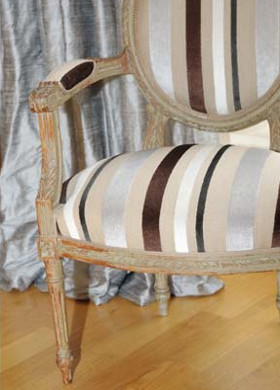 tissu ameublement fauteuil velours trasimeno designers guild