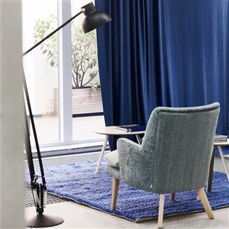 trentino tissu  ameublement uni velours lavable grande largeur Designers Guild pour rideau, chaise, fauteuil et canapÃ© vendu par la rime des matieres bon plan tissu