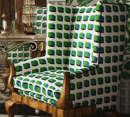 fauteuil tissu lolo de gaston y daniela vendu par la rime des matieres