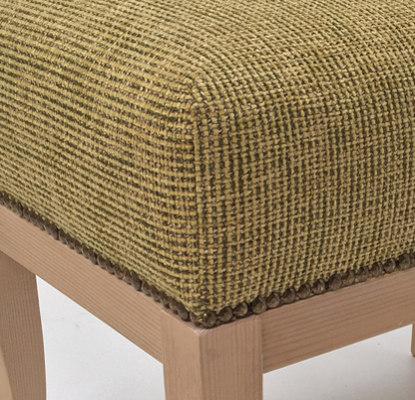 tissu natura lavable pour fauteuil, chaise et canapé vendu apr la rime des matières