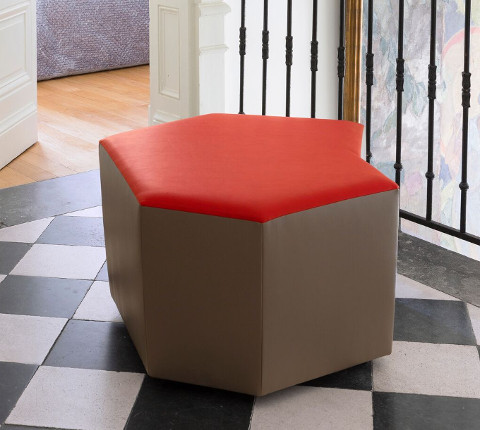 iggy tissu ameublement imitation cuir lisse uni houles pour rideaux, fauteuil et canapé vendu par la rime des matieres