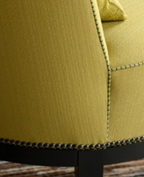 Inca tissu ameublement  uni lavable de Houlès pour fauteuil, canapé et rideaux, vendu par la rime des matieres bon plan tissu
