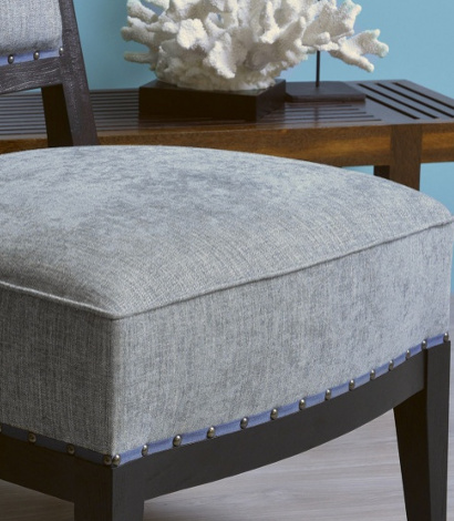 Jaipur tissu faux uni lin mélangé de Houlès pour fauteuil et canapé et rideaux, vendu par la rime des matieres bon plan tissu