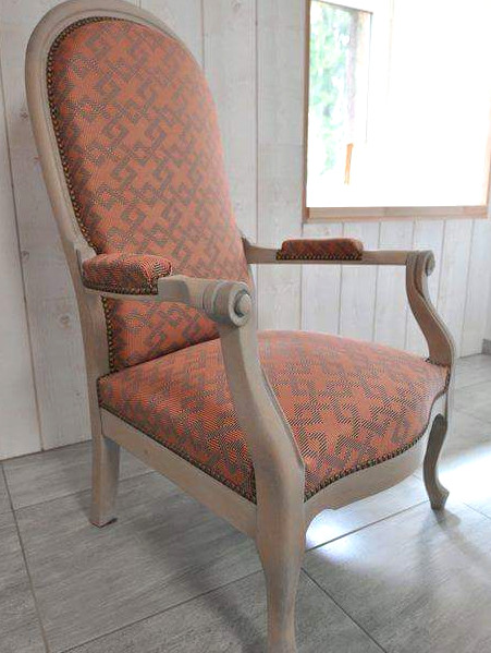 tissu icone non feu pour fauteuil Voltaire