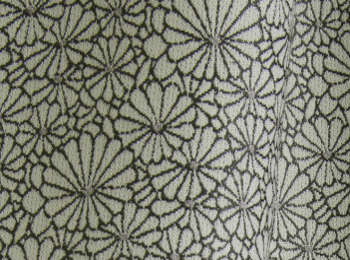 Obi tissu ameublement imprimé de Jean Paul Gaultier pour fauteuil, canapé, jetés de lit et rideau, vendu par la rime des matieres