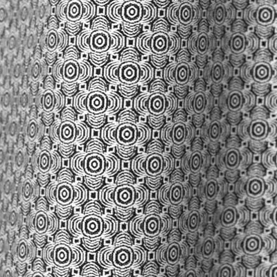 Optic tissu ameublement  de Jean Paul Gaultier, petit motif graphique effet 3D  pour  rideaux, fauteuil et canapé, vendu par la rime des matieres