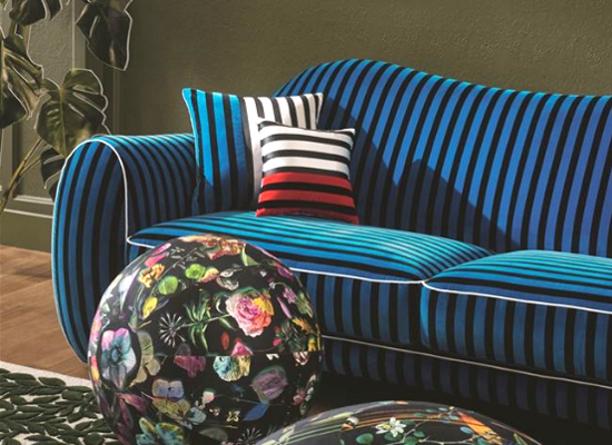 Cabanon Soft tissu ameublement fauteuil et canapé de Christian Lacroix vendu par la rime des matieres bon plan tissu