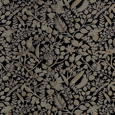 l'eden tissu ameublement lin mélangé motif feuillage de Christian Lacroix, pour chaise,fauteuil, canapé et et rideaux, vendu par la rime des matieres, bon plan tissu et frais de port offerts