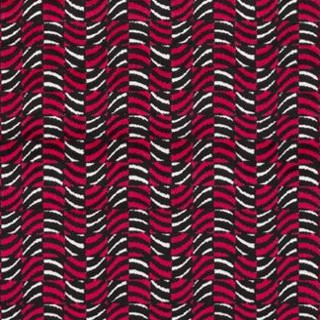 Pergola Sahdes Soft tissu ameublement velours petit imprimé graphique de christian lacroix pour chaise, fauteuil, canapé et rideaux, vendu par la rime des matieres bon plan tissu