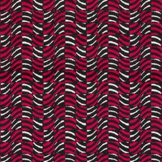 Pergola Sahdes Soft tissu ameublement velours petit imprimé graphique de christian lacroix pour chaise, fauteuil, canapé et rideaux, vendu par la rime des matieres bon plan tissu