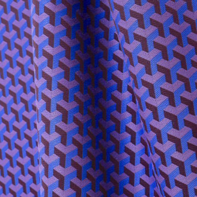 ceramic tissu ameublement lavable et non feu imprimé graphiqe 3D style art déco de lelièvre vendu par la rime des matieres