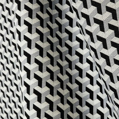 tissu Ceramic style art déco, lavable, non feu de chez lelièvre vendu par la rime des matieres