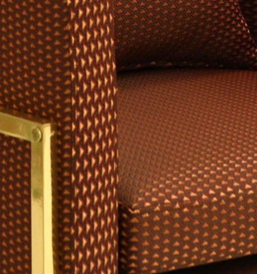 tissu ameublement Diamant de Lelièvre, petit motif graphique, lavable et non feu, vendu par la rime des matieres