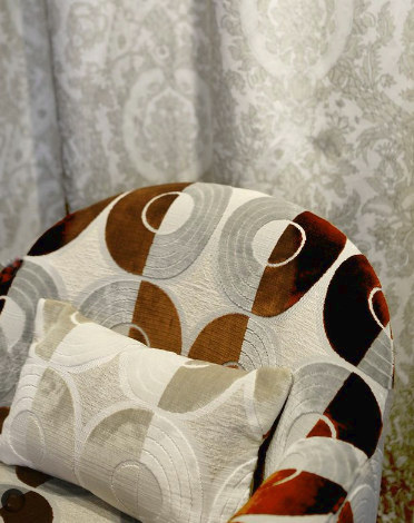tissu ameublement Equinox de Lelièvre, velours esprit ottoman, design tapis iconique Maison Leleu,  pour chaise, fauteuil, canapé, coussin, rideau, tissu vendu par la rime des matieres, bon plan et frais de port offerts