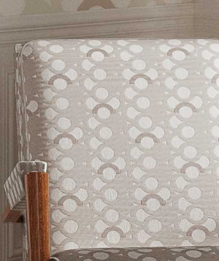 tissu ameublement Maelstrom de Lelièvre, design grahique style Art Déco, pour chaise, fauteuil, canapé, coussin, rideau, tissu vendu par la rime des matieres, bon plan et frais de port offerts