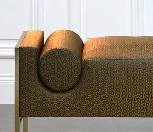 Médaillon tissu de style de Lelièvre, pour chaise, fauteuil, canapé et rideaux, vendu par la rime des matieres, bon plan tissu