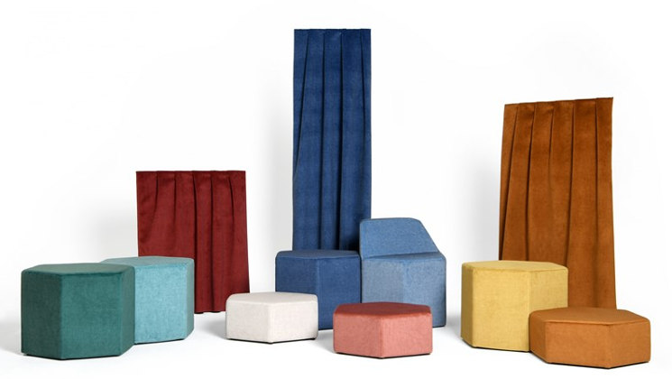 tissu ameublement Smart uni lavable de Lelièvre, pour chaise fauteuil, canapé et coussins, poufs et rideaux vendu par la rime des matieres