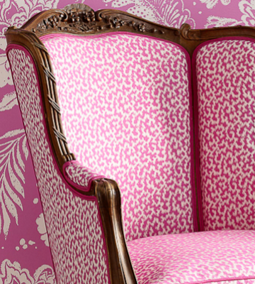 tissu coquine pour chaise, fauteuil et canapé, rideaux de Lorca, vendu par la rime des matieres bon plan tissu