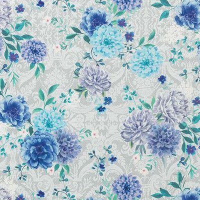 Duchess Garden tissu ameublement design floral  pour chaise, fauteuil, canapé, rideaux et coussin, de Matthew Williamson pour Osborne & Little, vendu par la rime des matieres, bon plan tissu ameublement