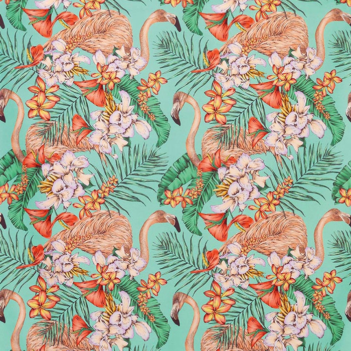 tissu flamingo pour chaise, fauteuil et canapé, rideauxcde william yeoward designers guild