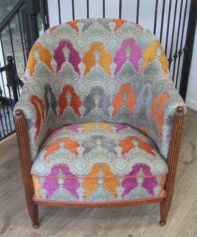 tissu haveli pour fauteuil art dco