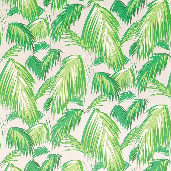 tropicana tissu ameublement imprimé exotique palmiers de matthew williamson pour osborne & little pour chaise, fauteuil et canapé et rideaux