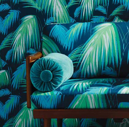 tropicana tissu ameublement chaise fauteuil canapé rideaux matthew williamson pour osborne & little vendu par la rime des matieres