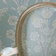 Chelwood tissu ameublement lin mélangé design campagnard de Niina Campbell pour chaise, fauteuil, canapé et rideaux vendu par la rime des matieres bon plan tissu et frais de port offerts