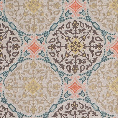 la moulade tissu ameublement  motif jacquard stylisé de Niina Campbell pour fauteuil, canapé et rideaux  vendu par la rime des matieres bon plan tissu