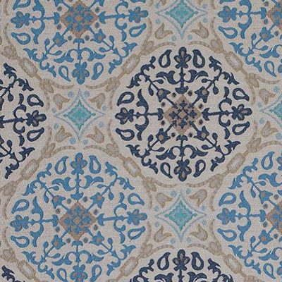 la moulade tissu ameublement  motif jacquard stylisé de Niina Campbell pour fauteuil, canapé et rideaux  vendu par la rime des matieres bon plan tissu