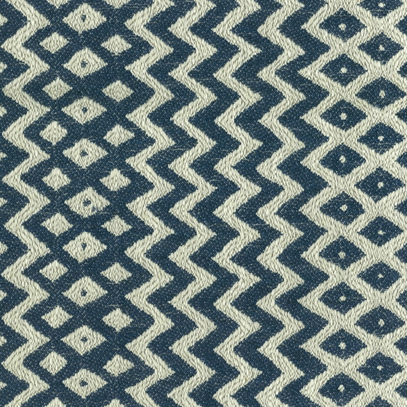 pachinko tissu ameublement motif géomérique pour fauteuil et canapé de Nina Campbell vendu par la rime des matieres