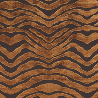 Serengeti tissu ameublement motif zèbre velours sur fond toile  de Osborne & Little pour chaise, fauteuil, canapé et rideaux, vendu par la rime des matieres, bon plan tissu et frais de port offerts