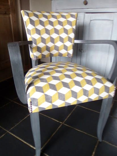 fauteuil bridge tissu balyan de osborne & Little vendu par la rime des matieres