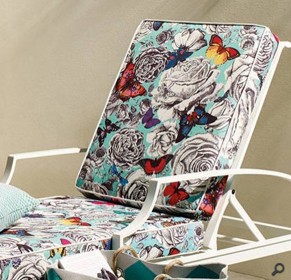 tissu butterfly garden outdoor pour chaise, fauteuil de jardin de Osborne & Little