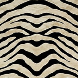 Serengeti tissu ameublement rayures zèbre velours sur fond toile, de Osborne & Little, pour chaise, fauteuil, canapé, coussin et rideaux, vendu par la rime des matieres bon plan tissu et frais de port offerts