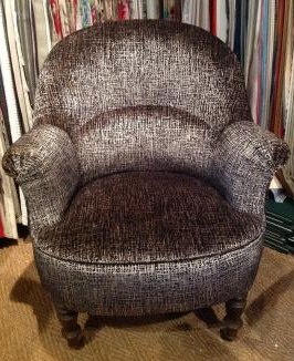 tissu ameublement patina pour fauteuil crapaud