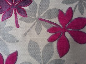 tissus fleurs pour fauteuil vendus par la rime des matieres