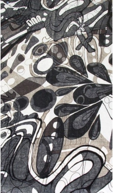 tissu clarke & clarke noir et blanc imprimé pour fauteuil