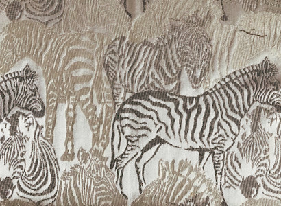 Damara tissu ameublement de Prestigious Textiles, design zèbre de la savane africaine, pour chaise, fauteuil, canapé, rideau et coussin, vendu par la rime des matieres, bon plan tissu et frais de port offerts